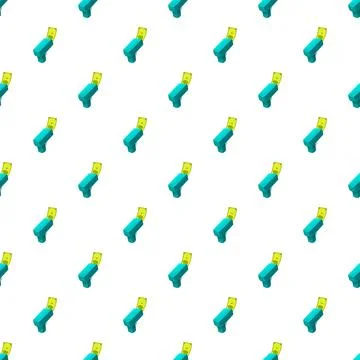 Money dispenser guns repeating pattern on white background Stockillustratie