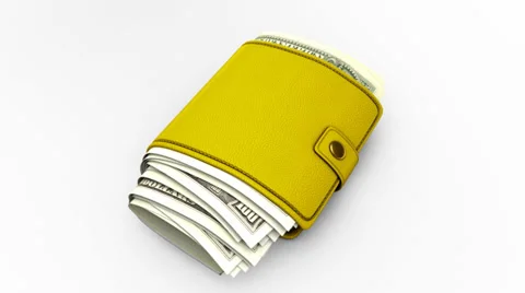 Money dollar Stock Footage 32345271