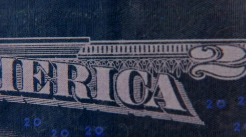 Money Dollars $1 $5 $10 $20 Macro Footage Vidéo 118540