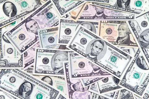 Money, dollars background Stock Photos