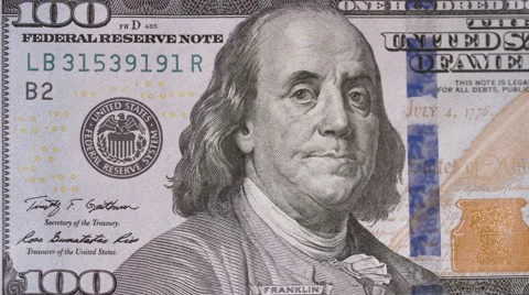 Money dollars close-up camera motion. Stock Footage 62845075