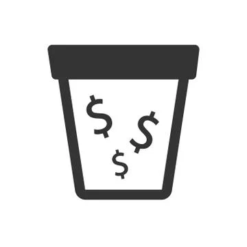 Money Drain Icon Stock Illustration