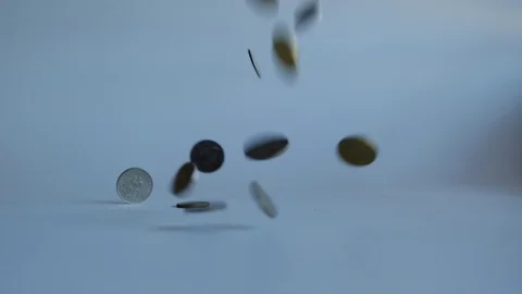 Money Drop Stock Footage 127295974