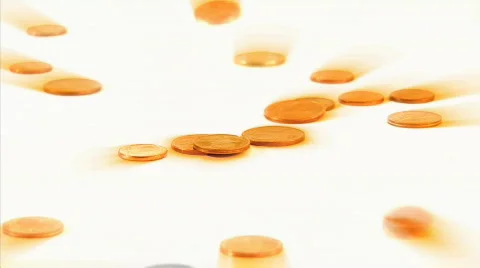 Money droping scene Stock Footage 492411