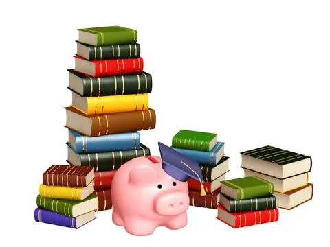 Money for education Stock Illustration