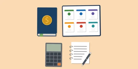 Money Education Toolkit Animation Stock Footage 342773963