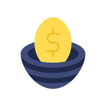 Money Egg  Stock Illustration