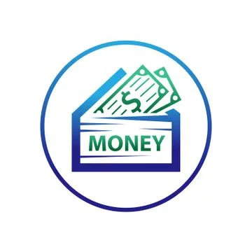 Money envelope icon Stock Illustration