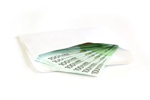 Money in envelope Stock Photos