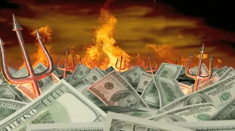 Money is Evil Stock Footage 21945241