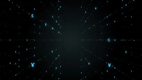 Money exchange concept abstract zoom in video background. Stock Footage 116153003