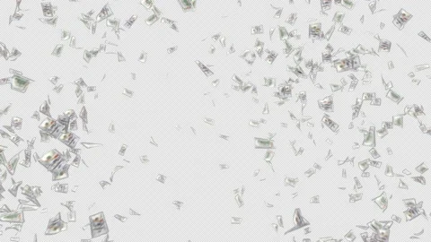 Money Explosion Video stock 158913994