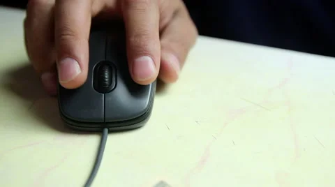 Money fall into the hands while working on the computer Stock Footage 60563665