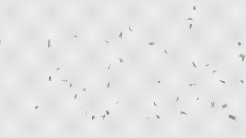 Money Fall Loop Stock Footage 155724359