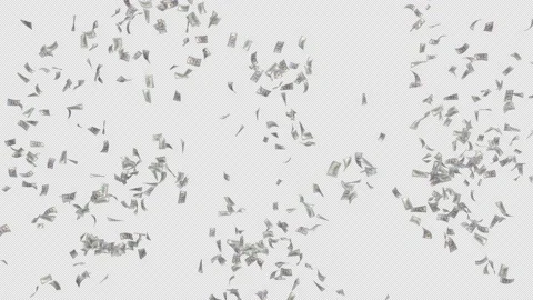 Money Fall Loop Stock Footage 155724926