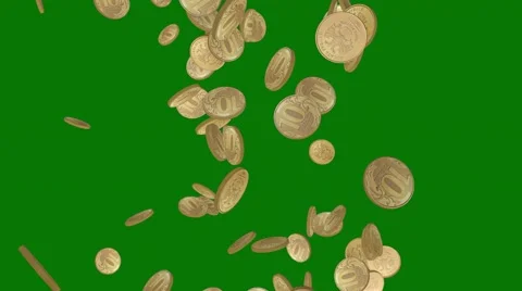 Money fall like rain Stock Footage 49244974