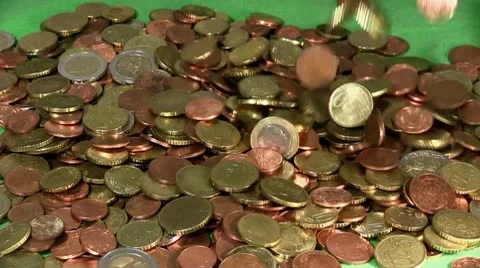 Money fall, slow motion Stock Footage 10570272