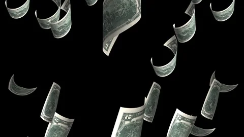 Money Falling Dollars Financial Us Usa American Currency Tax Rain 4K Video Video stock 291121761