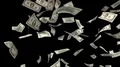 Money Falling Dollars Financial Win US USA American Currency Tax Make It Rain 4k 4k or 4k+ Resolution