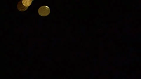 Money falling down in slow motion Stock Footage 11283153