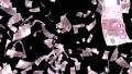 Money Falling Euros Financial Win Euro European Currency Tax Make It Rain 4k 4k or 4k+ Resolution