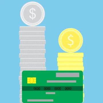 Money flat concept Stock Illustration