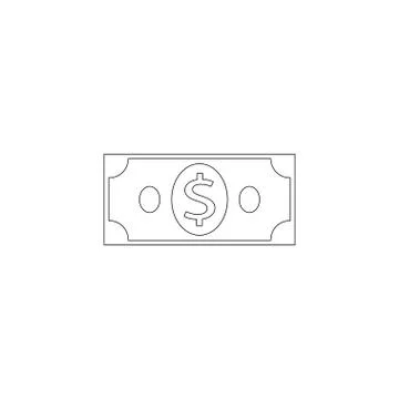 Money. flat vector icon Stock Illustration