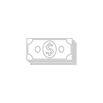 Money. flat vector icon Stock Illustration