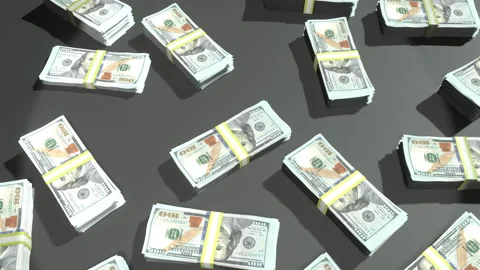 Money on Floor Vídeo Stock 302648899