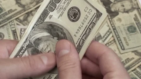 Money Stock Footage 79734454