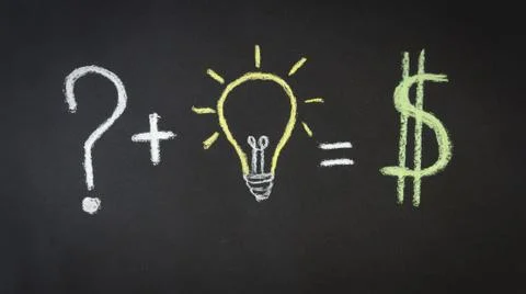 Money formula Stock Illustration