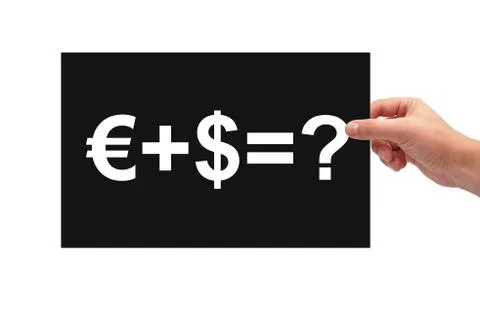 Money formula Stock Photos