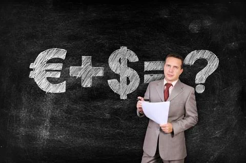 Money formula Stock Photos