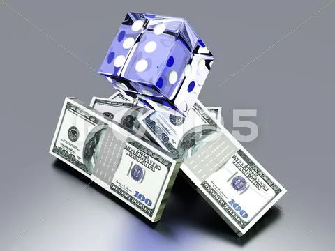 Money gambling Stock Illustration