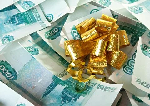 Money as a gift. Stock Photos