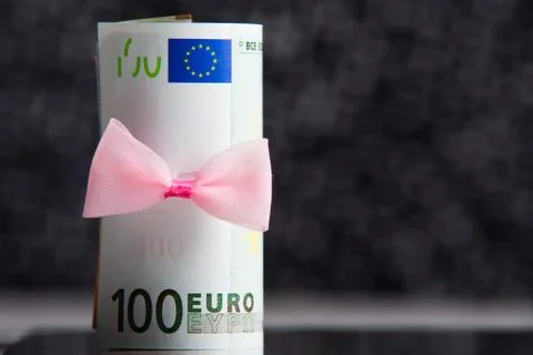 Money as a gift Stock Photos