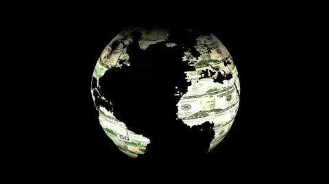 Money Globe Stock Footage 107885