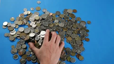 Money grabbing Stock Footage 11128507