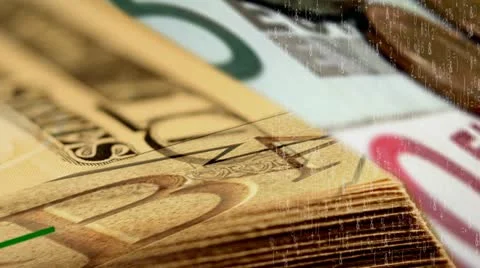 Money graph Stock Footage