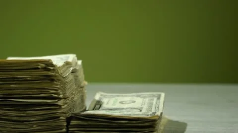 Money Grow and Shrink Timelapse Stock Footage