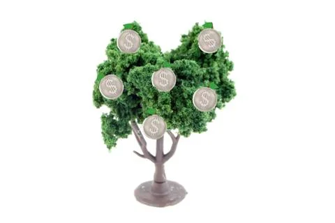 Money growing on tree Stock Illustration