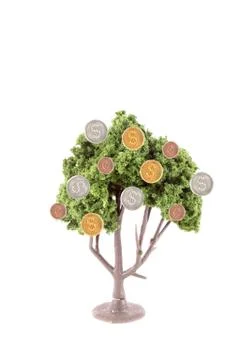 Money growing on tree Stock Illustration