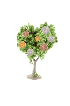 Money growing on tree Stock Illustration