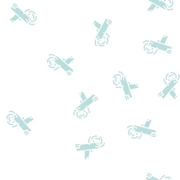 Money gun machine glyph vector seamless pattern Stock Illustration