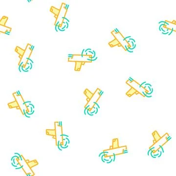 Money gun machine vector seamless pattern Stock Illustration
