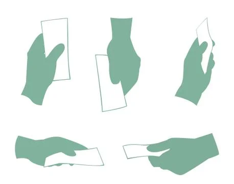 Money in hand Illustrazione stock