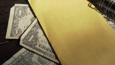 Money - hands counting dollar bills Stock Footage 123731202