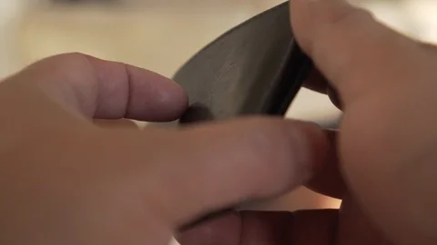 Money - hands counting dollar bills Stock Footage 123732778