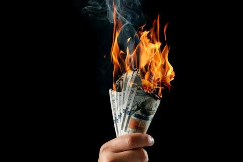 Money in hands Stock Photos