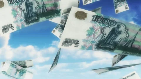 Money from Heaven - RUB (Loop) Stock-Footage 11517504